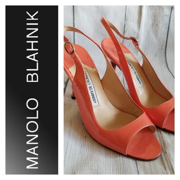 Manolo Blahnik Shoes - Manolo Blahnik Magenta Slingback Shoes Magenta